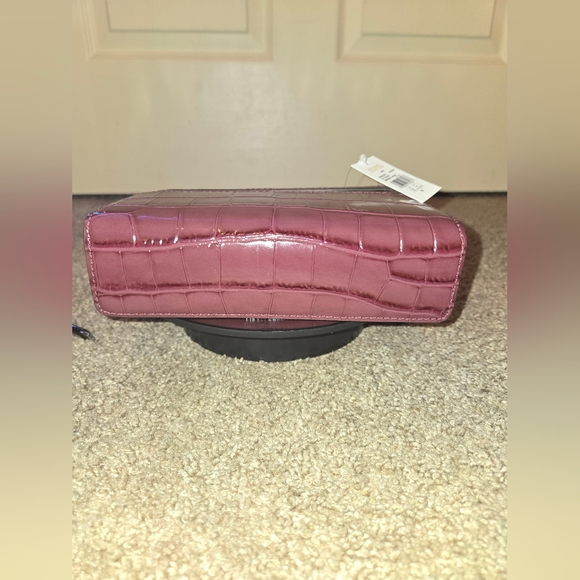 NWT Michael Kors Jana Leather Croc Embossed Crossbody Bag - Picture 6 of 11